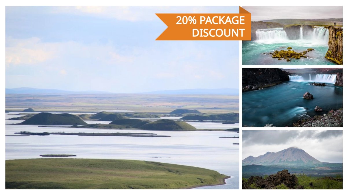 Mývatn Lake and Godafoss Waterfall